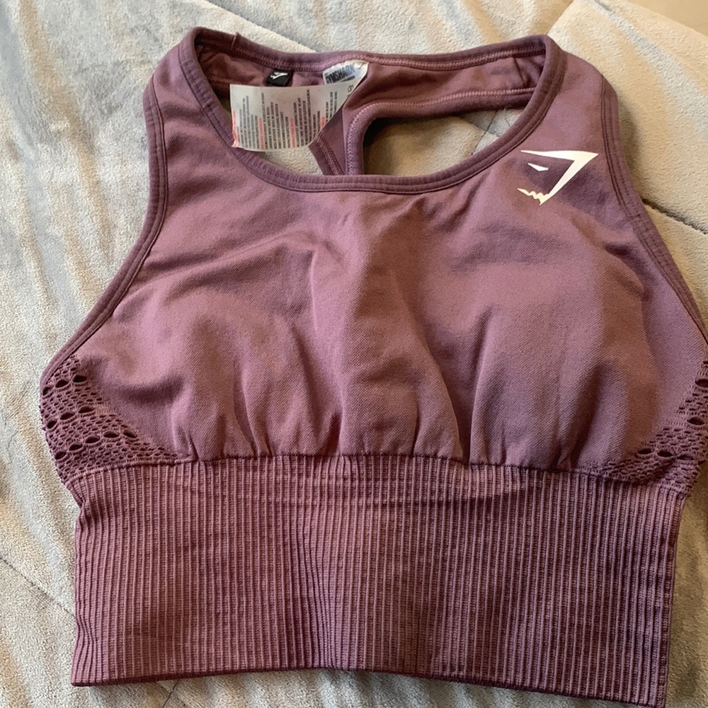 Gymshark purple sports bra